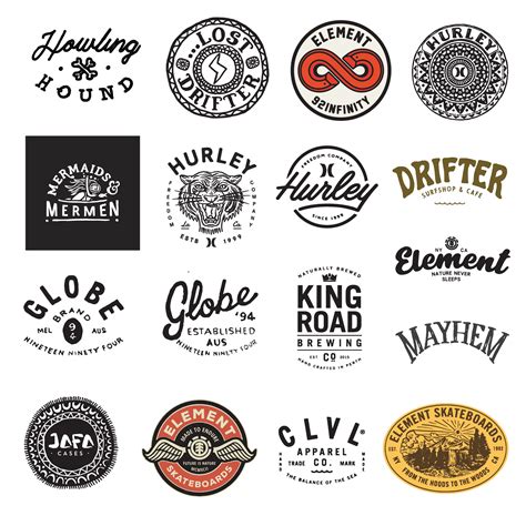 Logos & Branding | Retro logos, Surf logo, Vintage logo design