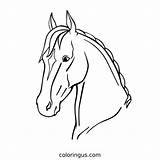Horse Coloring Pages Free Printable PDF sketch template