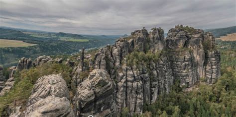 Bad Schandau - Schrammsteine lookout-point • Hiking Trail ...