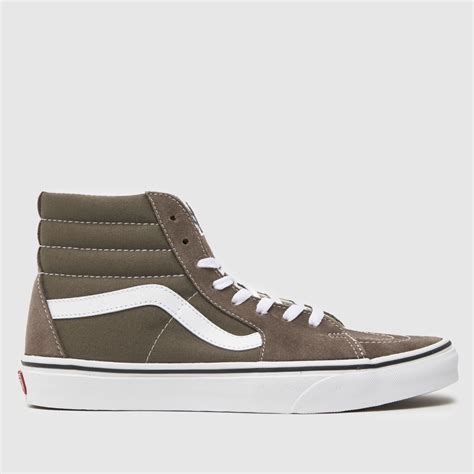 Vans Brown Sk8 -hi Trainers - Trainerspotter