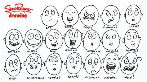 Twenty Emotions | Emotion faces, Different emotions, Emotions