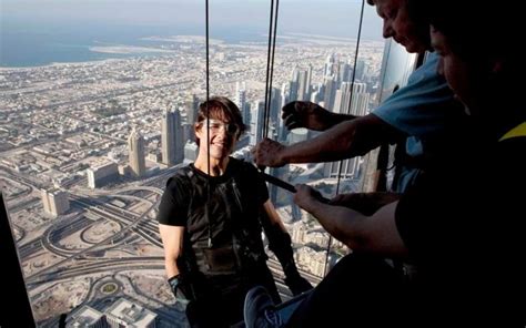 Tom Cruise, when filming Mission Impossible Ghost Protocol, had climbed ...