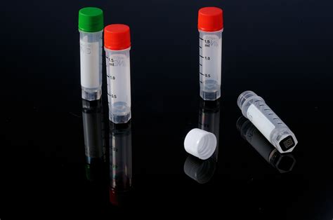 PP Cryogenic Vials 1/2D Barcode Autoclavable Disposable Rnase&Dnase ...