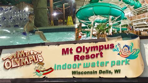 Mt. Olympus Indoor Water Park - YouTube