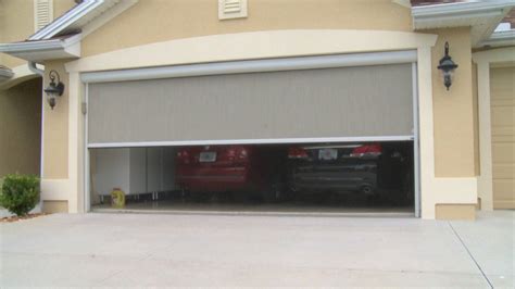 Retractable Garage Door Screens - YouTube