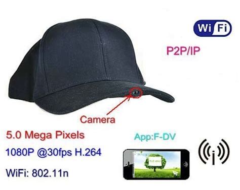 SPY055 – OMG WIFI Hat Camera Video Recorder, 5.0 Mega Pixels – OMG Solutions