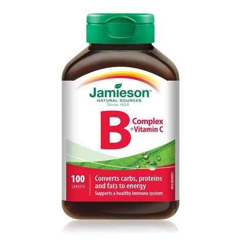 Jamieson B Complex + Vitamin C Caplets | Walmart Canada