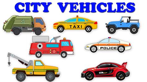 City Vehicles | Street Vehicles | Unboxing Cars - YouTube