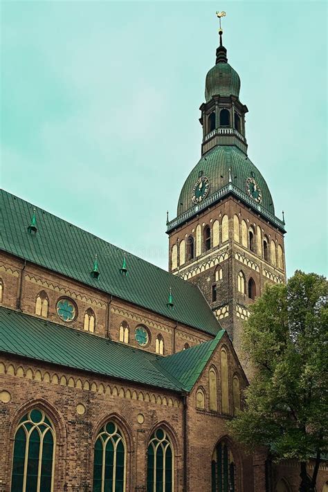 Historical Building Of Riga Dome Cathedral, Latvia Stock Photo - Image of latvian, building ...