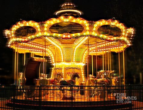 Classic Carousel at night | Carousel, Wonderful picture, Fair rides