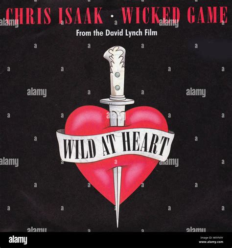 Chris Isaak - Wicked Game - Vintage 7'' inches record cover Stock Photo ...