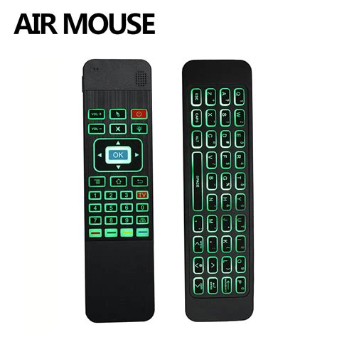 2.4G Wireless fly Air mouse T3 Air mouse Backlit White remote control for smart tv -in Remote ...