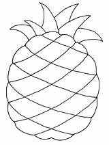 Pineapple Fruit Coloring Pages & Coloring Book sketch template