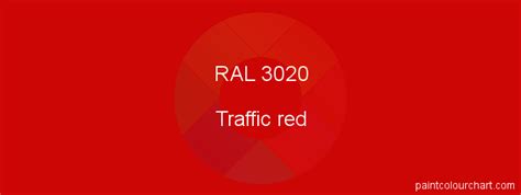 RAL 3020 : Painting RAL 3020 (Traffic red) | PaintColourChart.com
