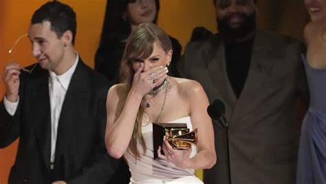 Taylor Swift made history by winning a Grammy for album of the year for a 4th time