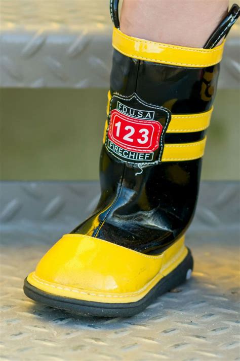 Firefighter Boot | Firefighter boots, Boots, Kid shoes