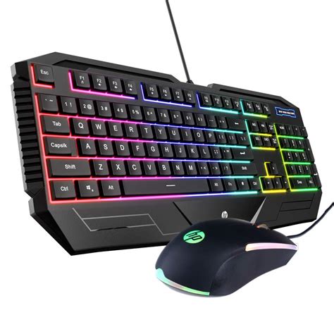 Buy HP Wired Gaming Keyboard and Mouse Combo –Light Up Membrane ...