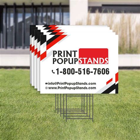 Bulk Yard Signs, Custom Yard Sign Printing, Online Yard Signs - Print ...