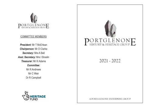 History and Heritage Group - Portglenone Enterprise Group