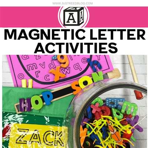 MAGNETIC LETTER ACTIVITIES FEATURED IMAGE | Just Reed & Play