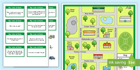 NZ Maps, Directions and Locations Game (teacher made)