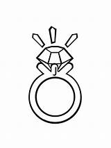 Ring coloring pages sketch template