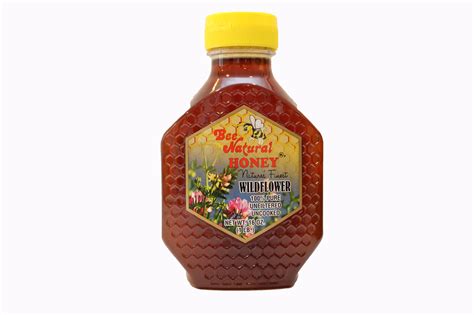 Bottle Of Wildflower Honey 16oz | Bee Natural Honey