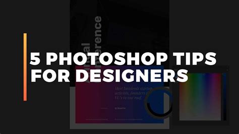 5 Photoshop Tips for Designers | Photoshop Tutorials