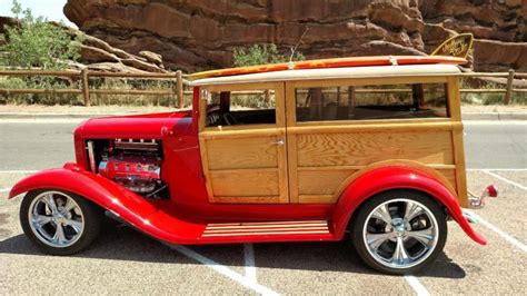 1932 Ford Woodie 2-door Chopped Wagon | Woodies, Ford classic cars, Woody wagon