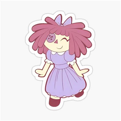 "Ragatha - The Amazing Digital Circus" Sticker for Sale by Viwwe | Redbubble