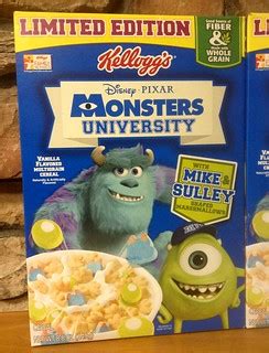 Monsters University Kellogg's Breakfast Cereal based on Mo… | Flickr