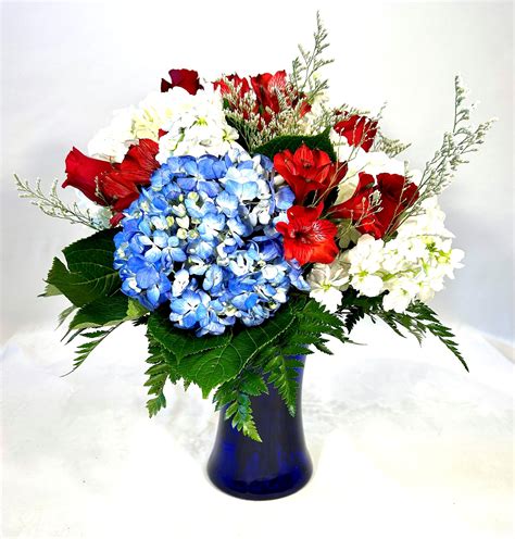 Patriotic Red, White and Blue in Huntington, WV | Archers Flowers and Gallery