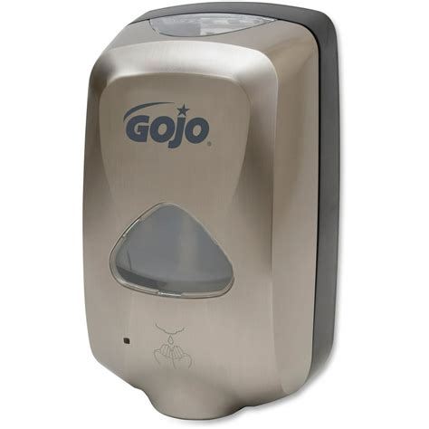 GOJO TFX Touch-Free Automatic Foam Soap Dispenser, 1,200 mL, 6.4 x 4.3 x 10.5, Nickel -GOJ278912 ...