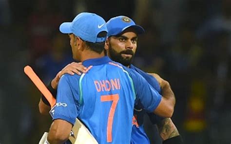 BCCI tweets a video of MS Dhoni and Virat Kohli's on-field bromance