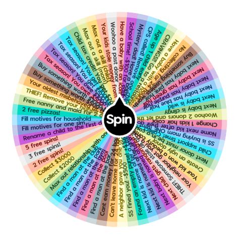 Sims 4 100 Baby Wheel | Spin The Wheel App