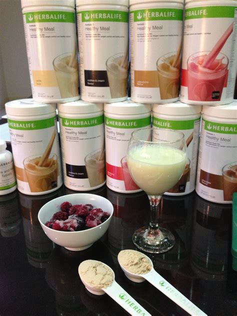 Herbalife protein shake recipes - playing with colour