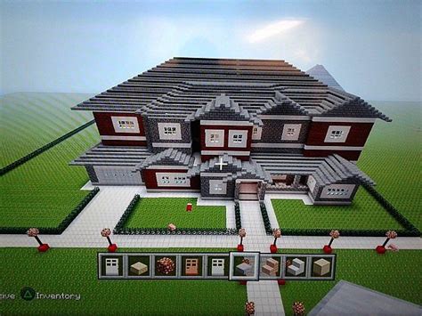 Completed Redstone House Minecraft Map