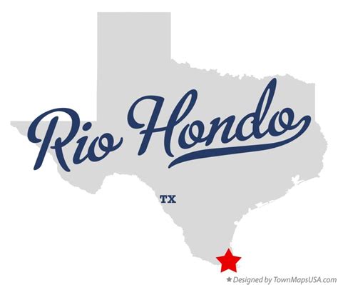 Map of Rio Hondo, TX, Texas