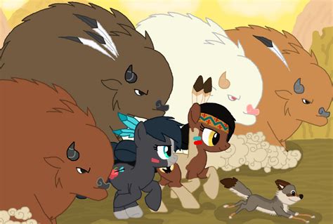 MLP FiM: Run with Buffalo by Bubbletea-Coyote on DeviantArt