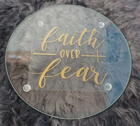 Wall Art Plate Faith Over Fear – Museum Wonders LLC