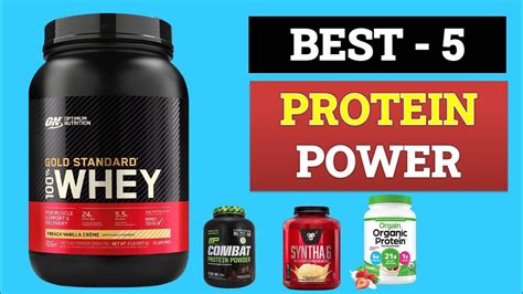 Top 5 Best Protein Powder of 2023 (buying guide) - YouTube