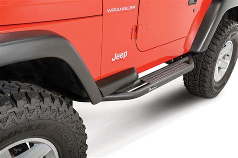 Quadratec QRC Side Armor with Step for 87-06 Jeep Wrangler YJ & TJ | Quadratec