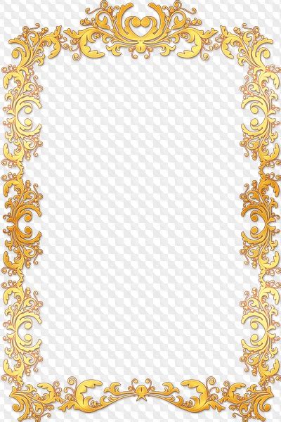 oval, classic, gold photo frames, png format