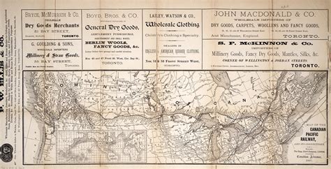 Map of the Canadian Pacific Railway, and its connections – All Items ...