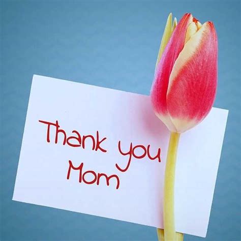 Thank you Letter Template to Mom/ Mother - Sample & Examples