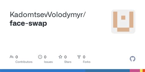 GitHub - KadomtsevVolodymyr/face-swap