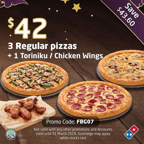 (EXPIRED) Domino’s Pizza latest discount coupon deals lets you save up to $75.40! Valid till 31 ...