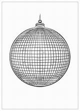 Disco Ball Coloring Pages  Shine Bright With These Geometric Patterns sketch template