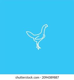 Poultry Logo Vector Line Template Stock Vector (Royalty Free ...