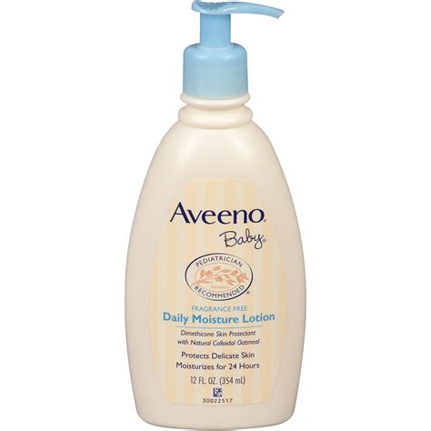 UPC 381370042297 - Aveeno Baby Lotion, Daily Moisture, Fragrance Free, 12 fl oz (354 ml ...